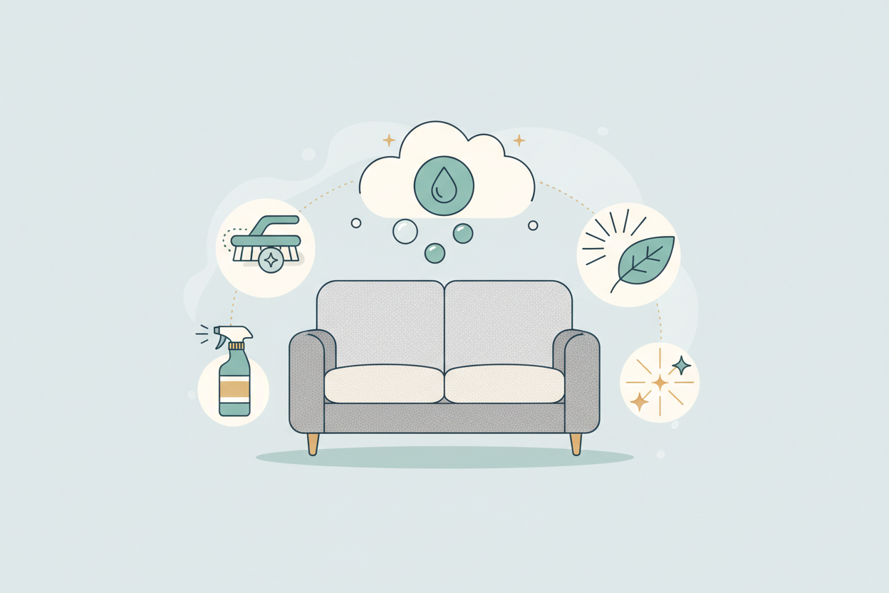 Stoffen meubels reinigen: effectieve methoden voor een frisse uitstraling