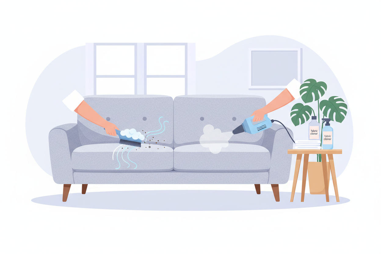 Stoffen meubels reinigen: effectieve methoden voor een frisse uitstraling