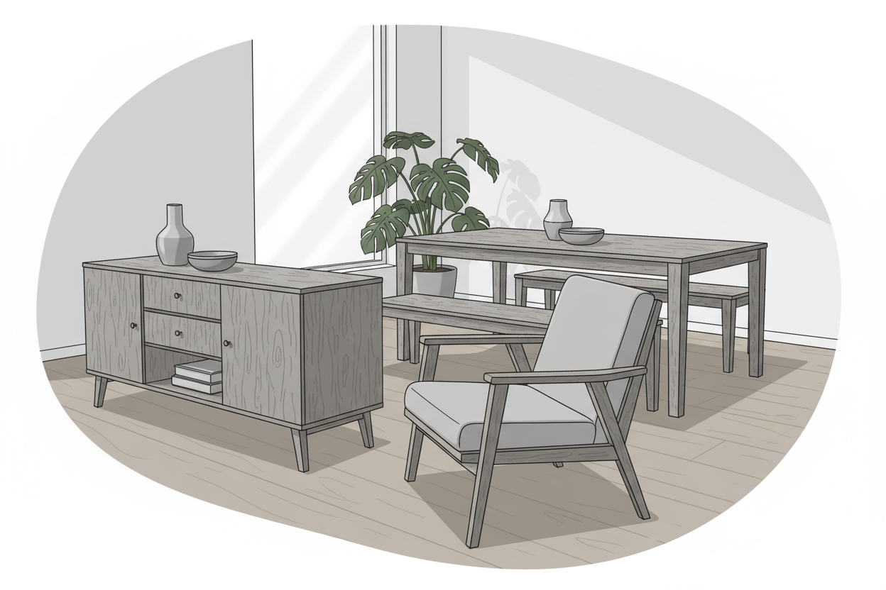 Grey wash meubels: stijlvolle techniek voor een moderne look