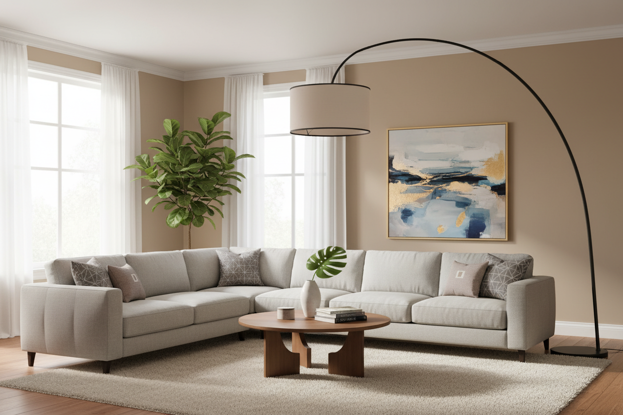 Booglampen als blikvangers in jouw woonkamer