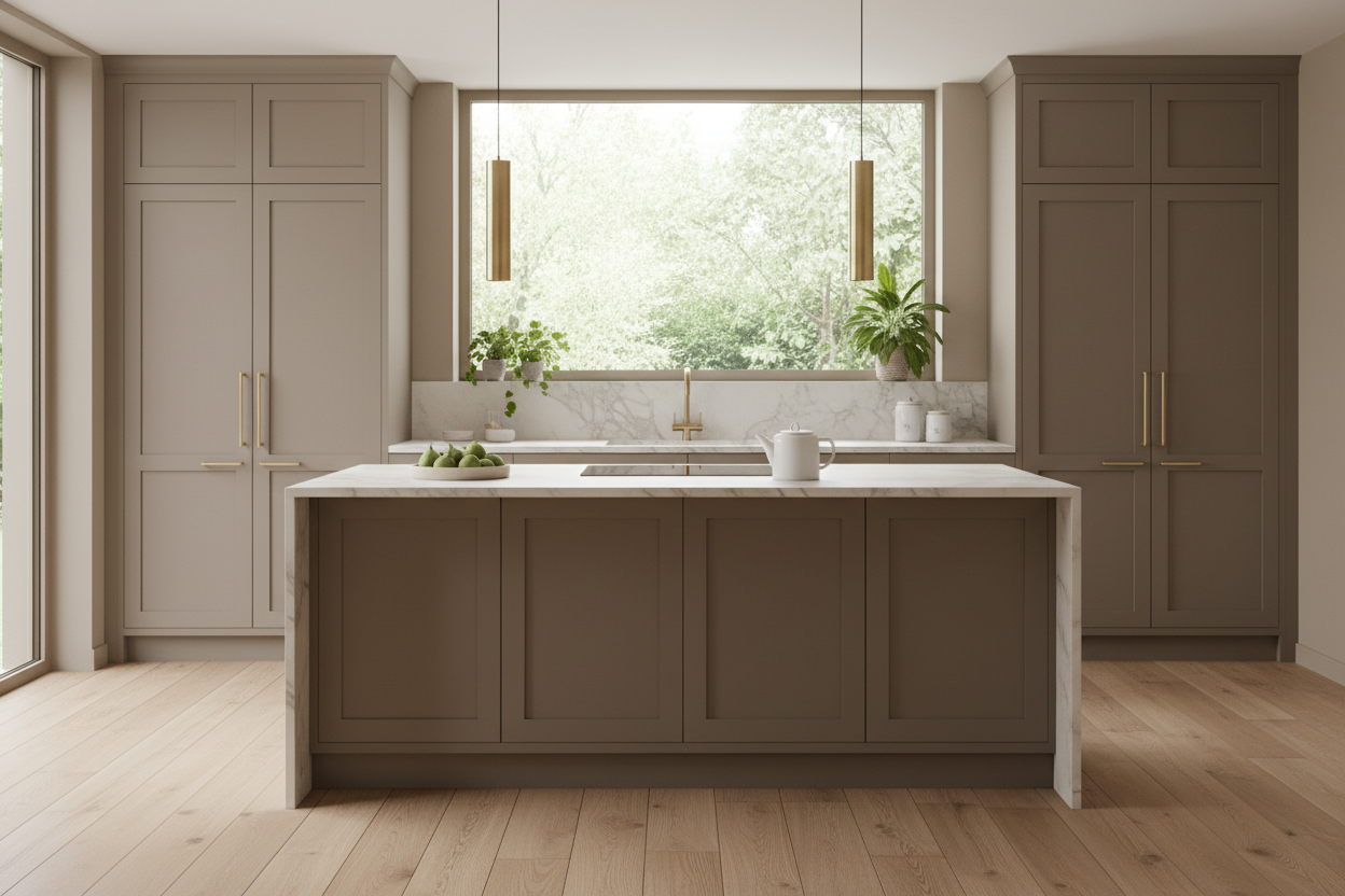 Taupe kleurige keuken: creëer een warme en rustige sfeer