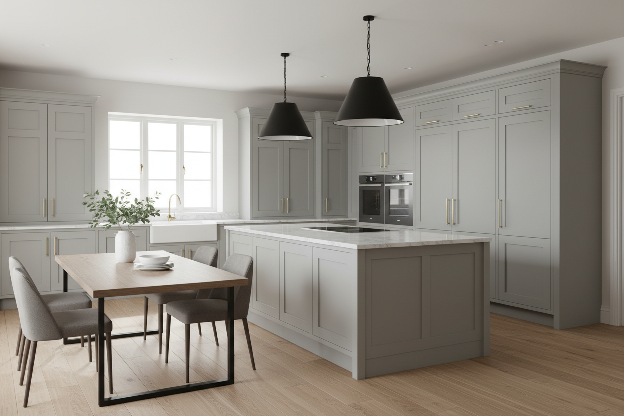 Landelijke grijze keuken: stijlvol en tijdloos design voor jouw huis