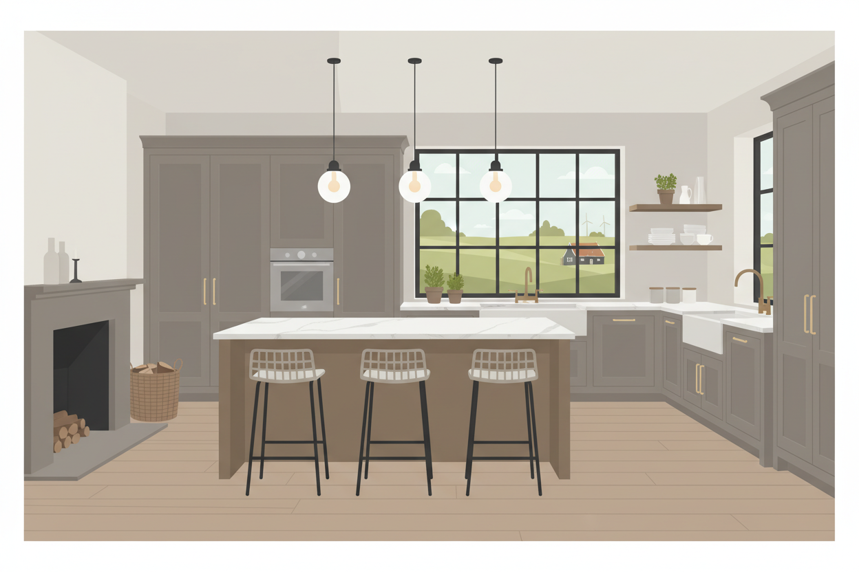 Landelijke grijze keuken: stijlvol en tijdloos design voor jouw huis