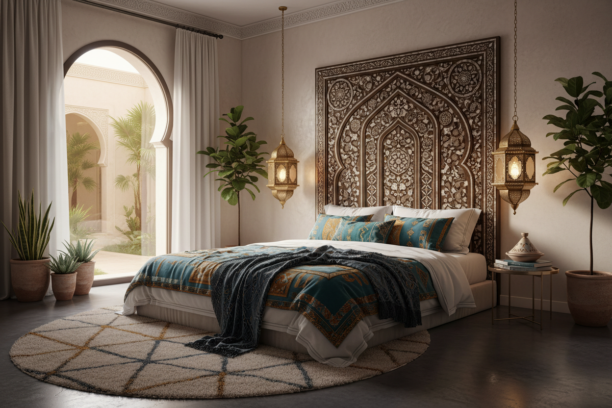 Marokkaanse slaapkamer styling: tips voor een exotische sfeer