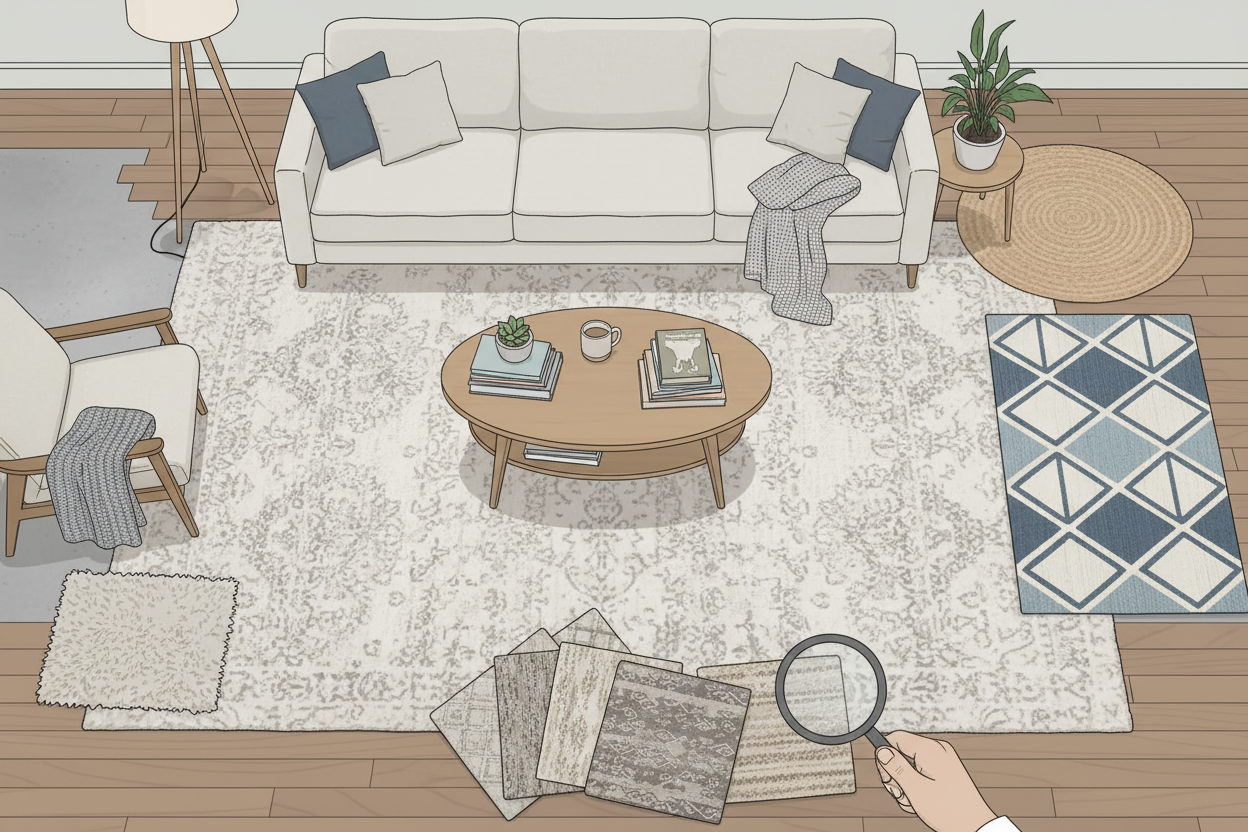 Hoe kies je het ideale tapijt voor jouw woonkamer?