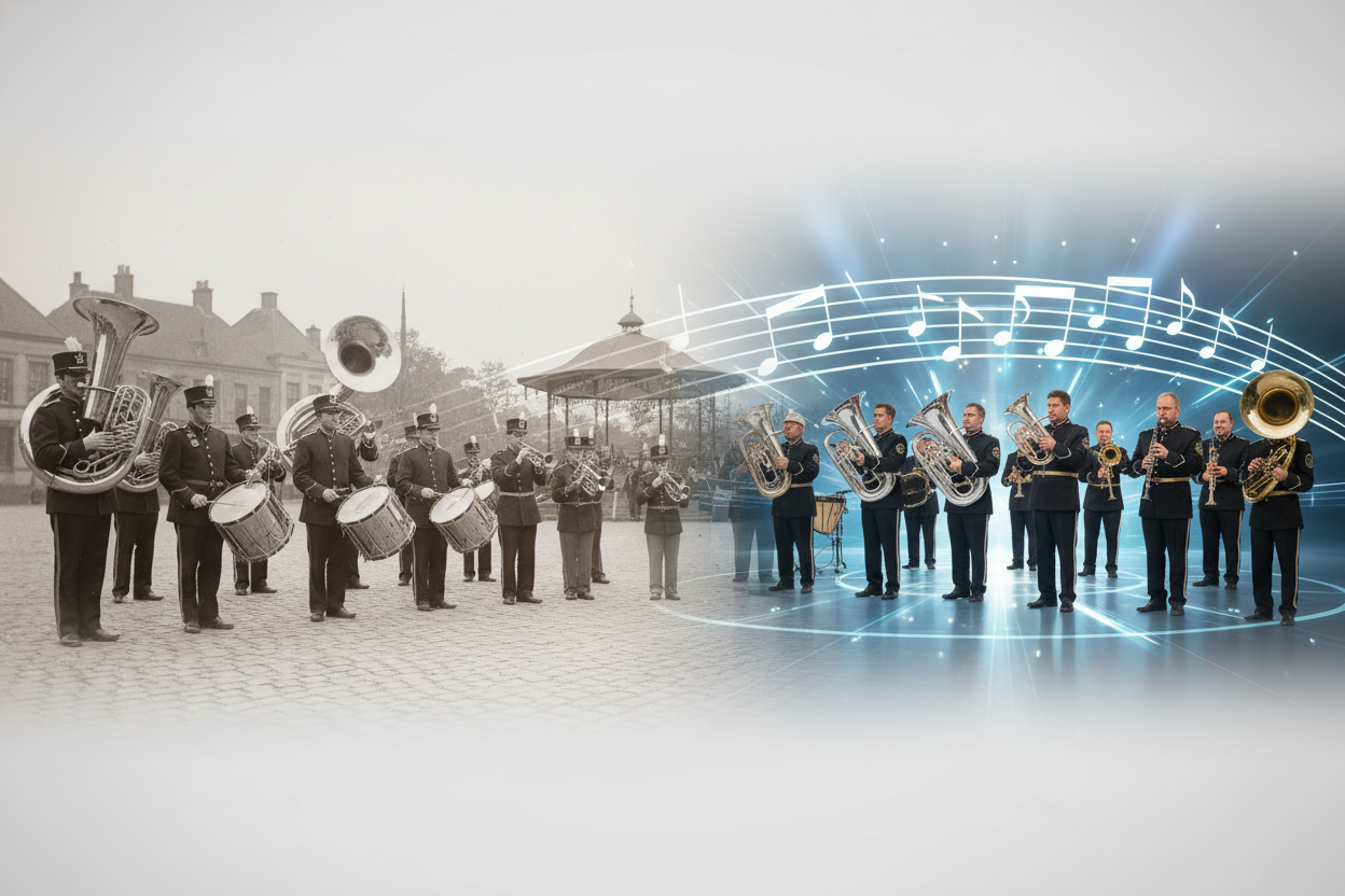 De evolutie van het fanfare orkest door de jaren heen