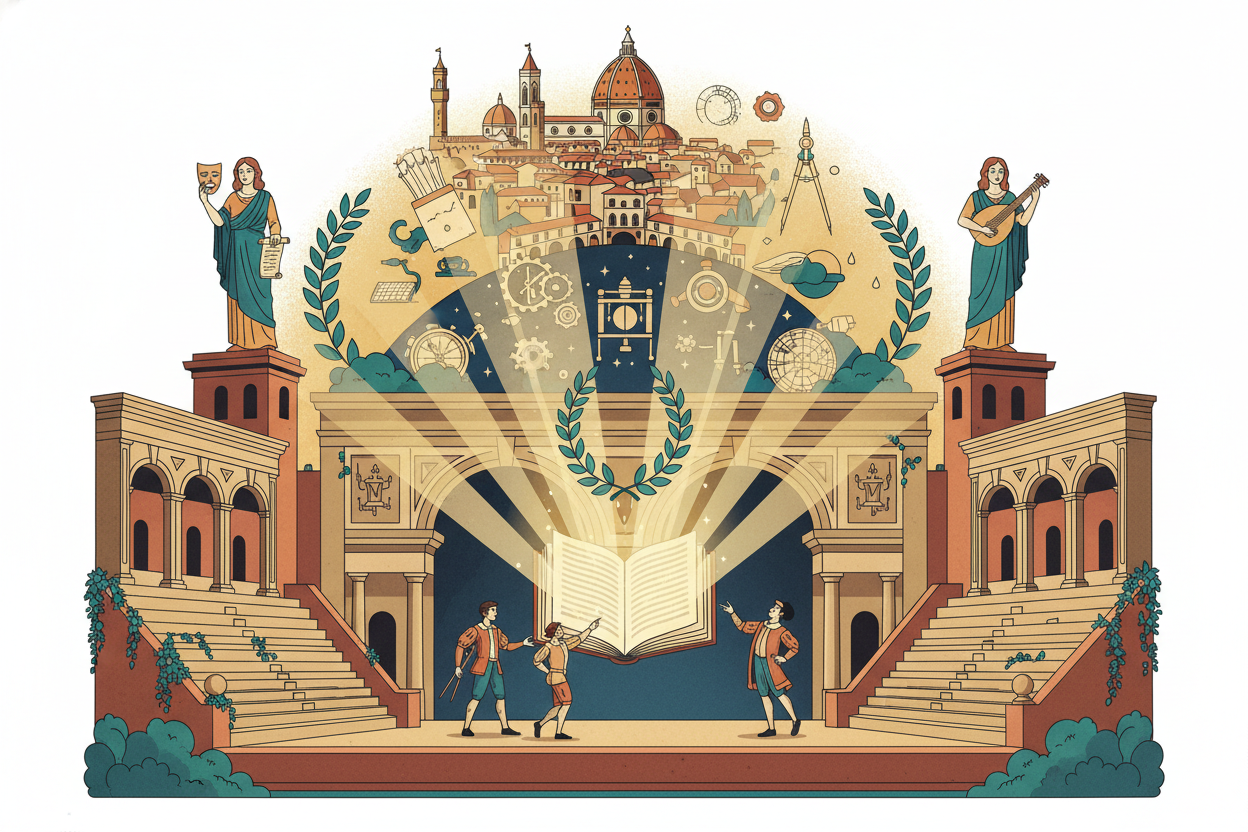 Wat is de rol van theater in de opkomst van de renaissance