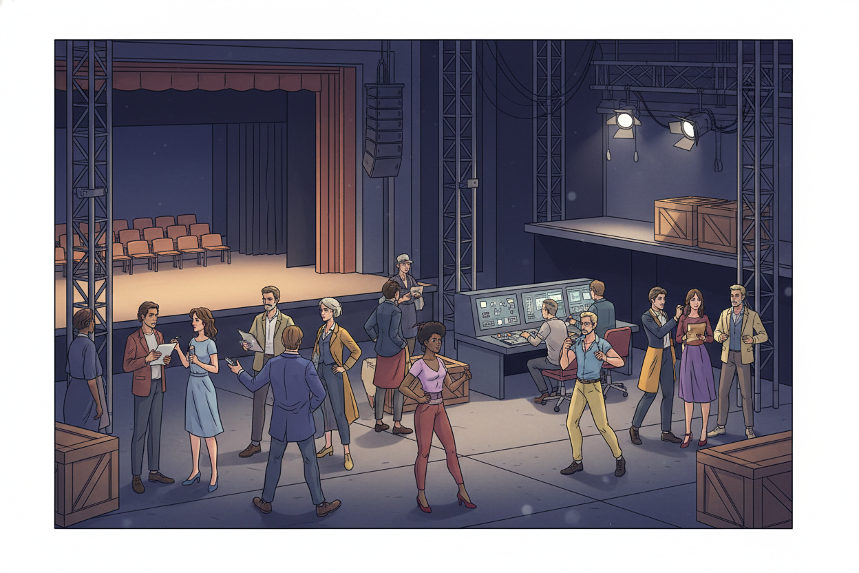 Rol acteurs Meervaart agenda: kijkje achter schermen