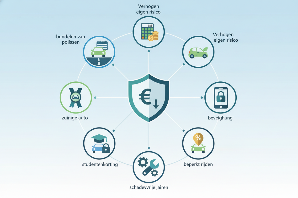 Tien manieren om geld te besparen op je autoverzekering