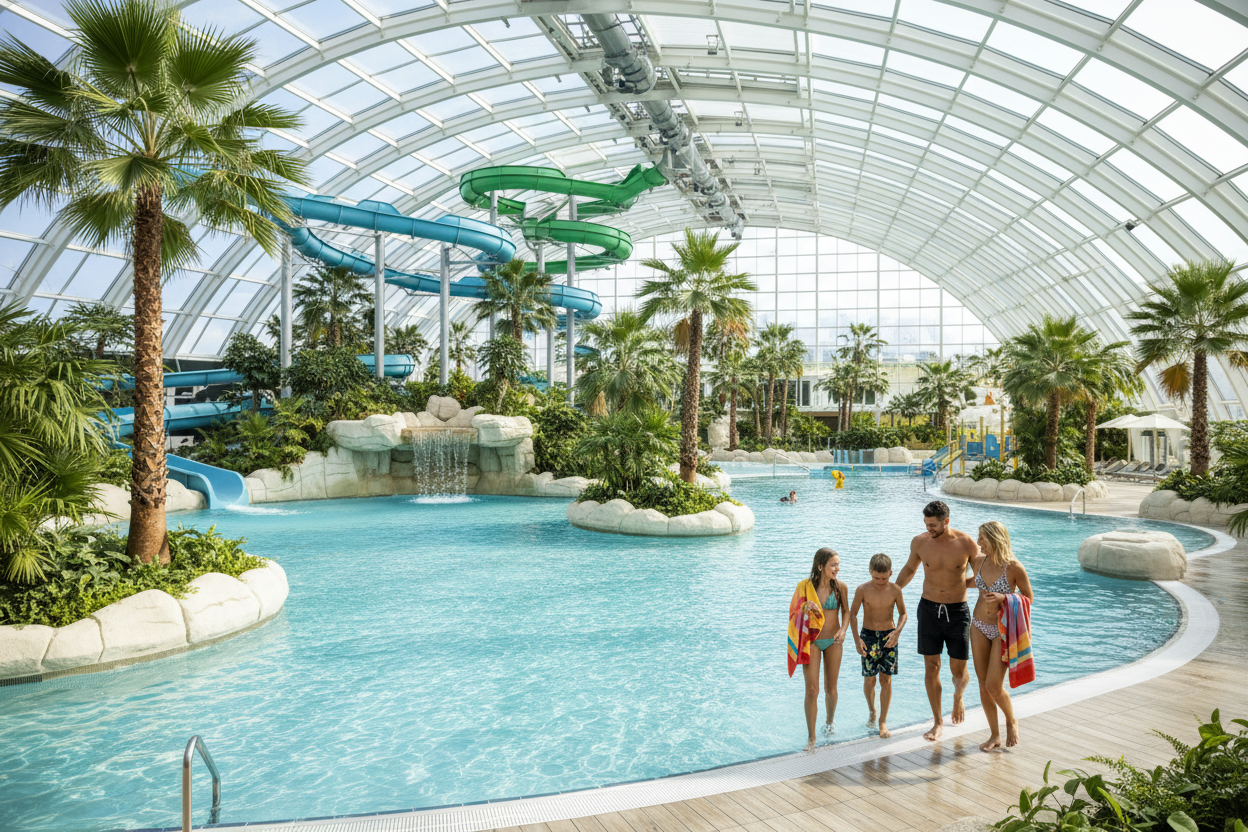 Alles wat je moet weten over een vakantiepark met subtropisch zwembad