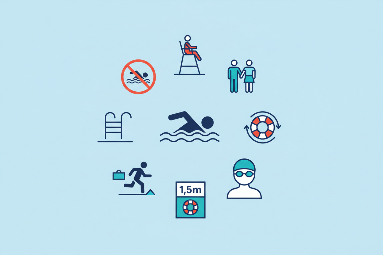 Belangrijkste zwemregels die elke zwemmer moet kennen
