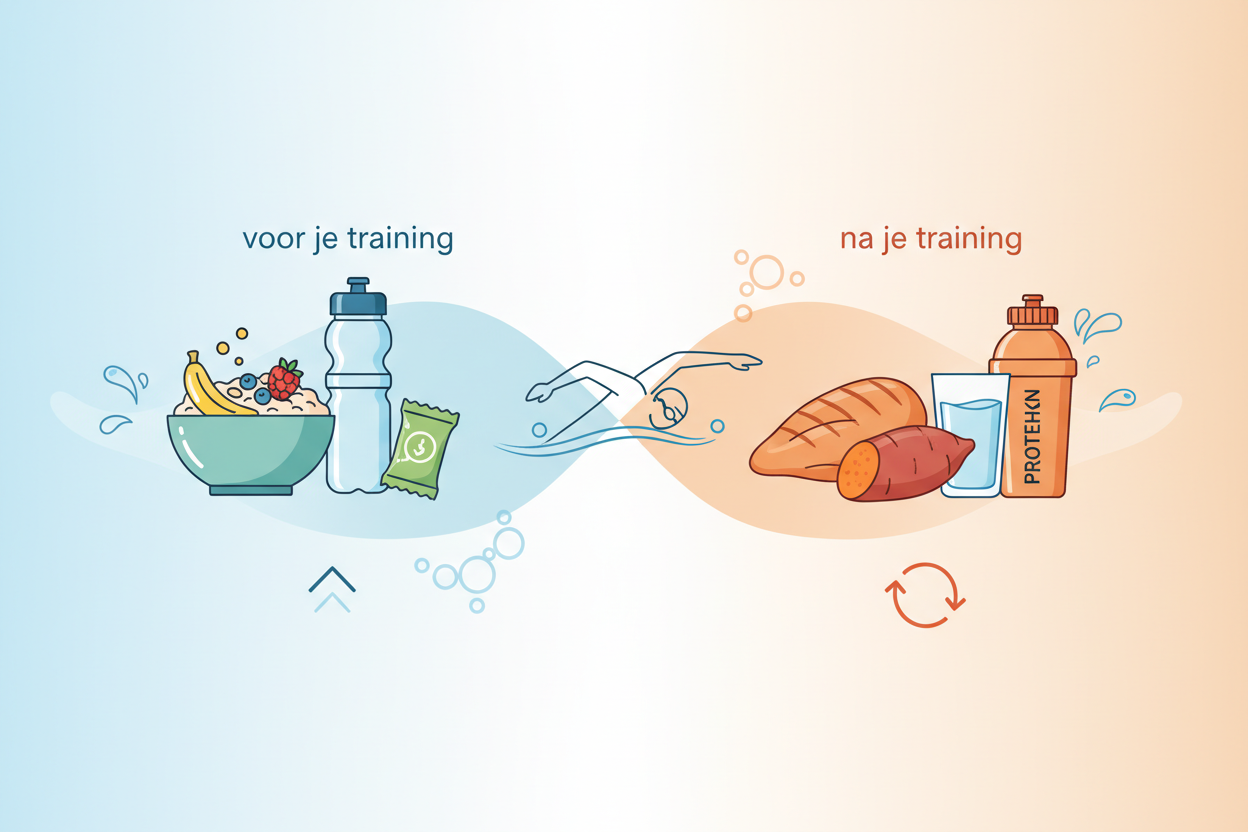 Zwemvoeding: wat te eten voor en na je training
