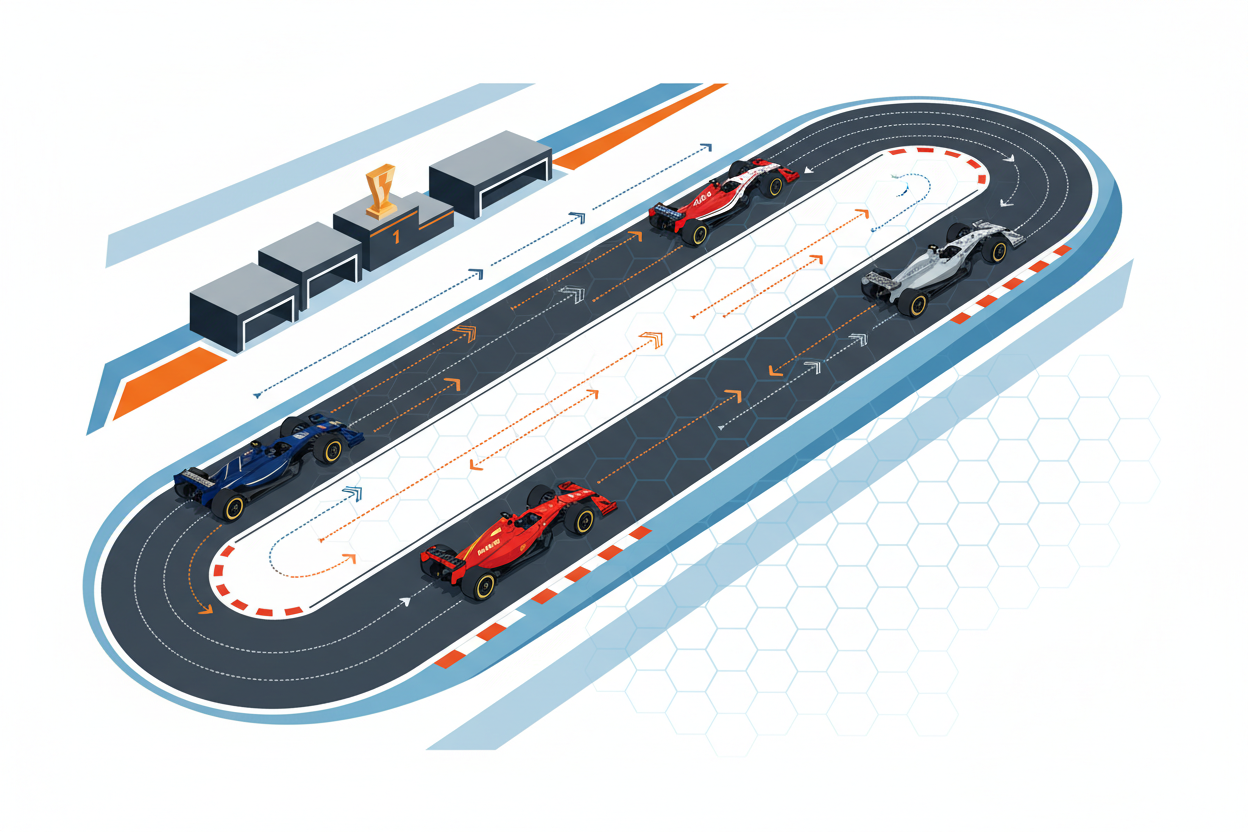 Formule 1 strategieën: hoe teams races winnen