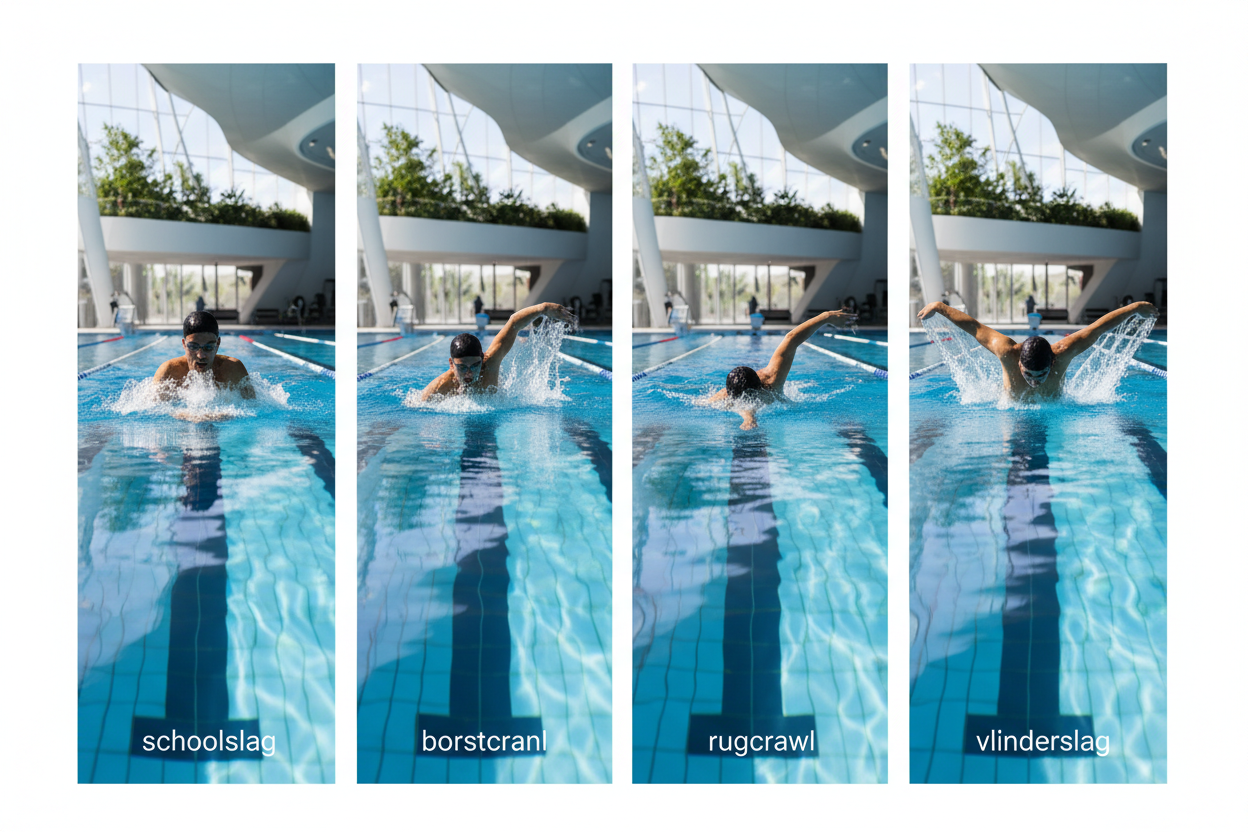 Zwemtechnieken uitgelegd: van schoolslag tot vlinderslag