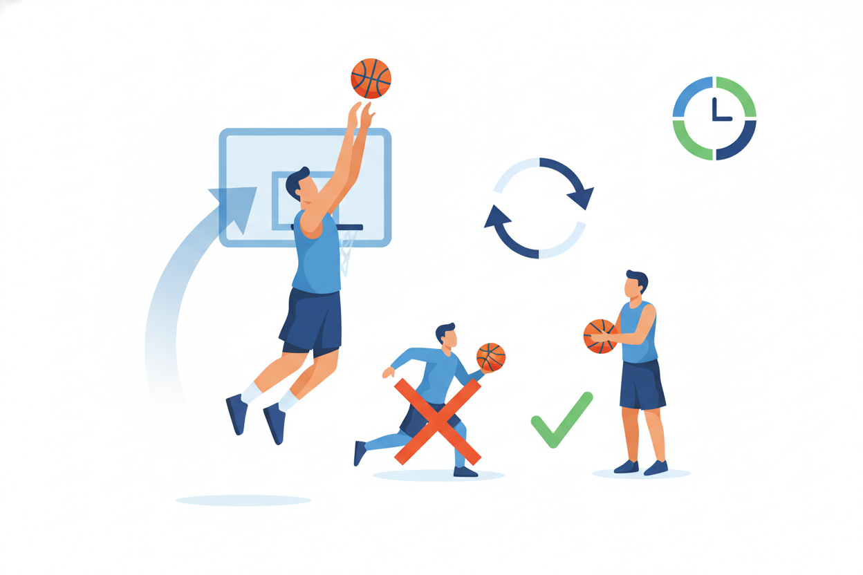 De belangrijkste basketbal regels uitgelegd voor beginners