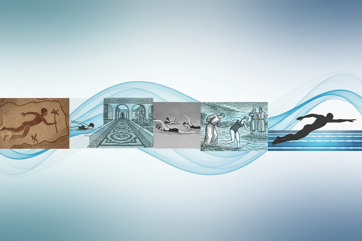 De fascinerende geschiedenis van het zwemmen door de eeuwen heen