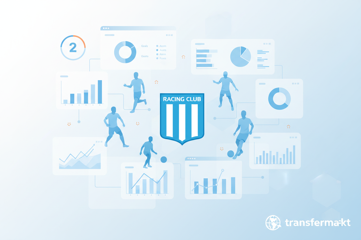 Inzicht in de spelersstatistieken van racing club op transfermarkt
