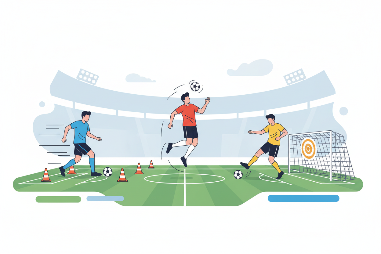 Voetbal training: verbeter je vaardigheden met deze oefeningen