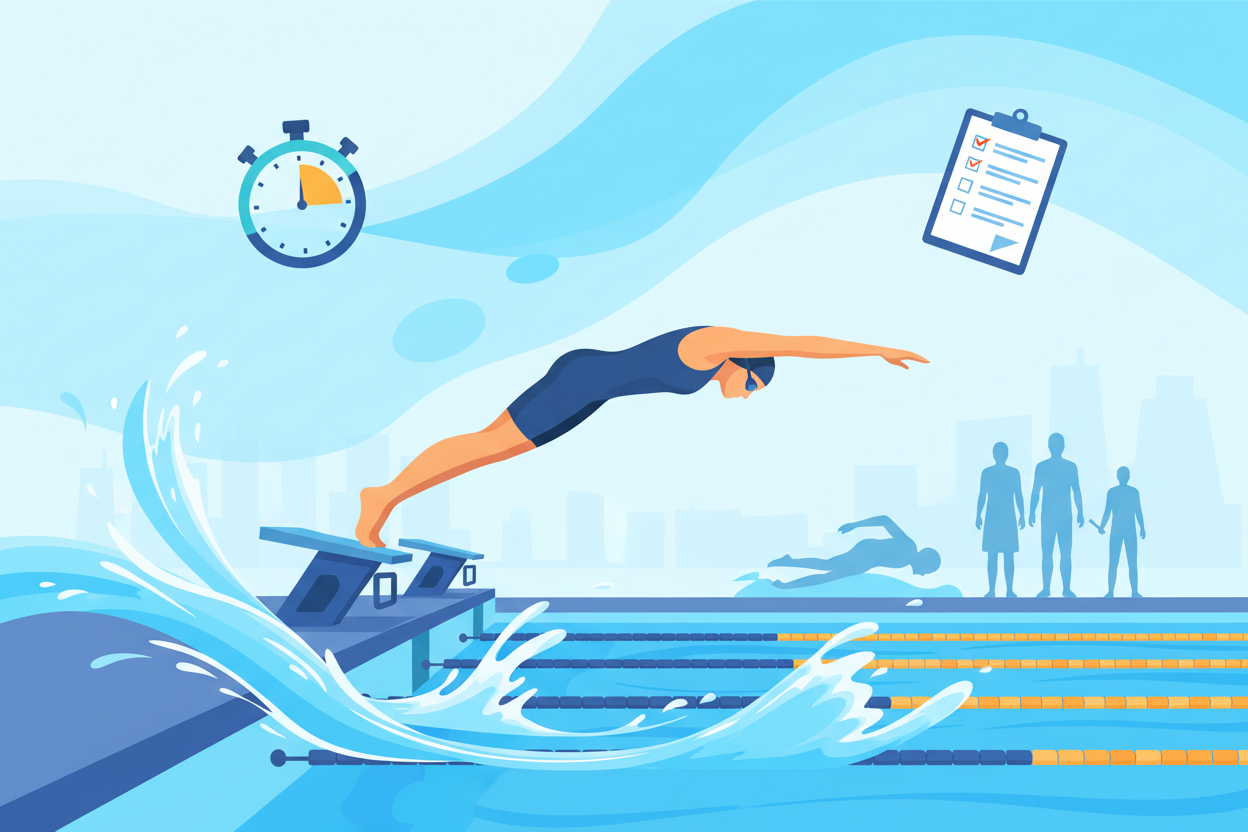 Hoe zwemwedstrijden werken: regels en voorbereiding