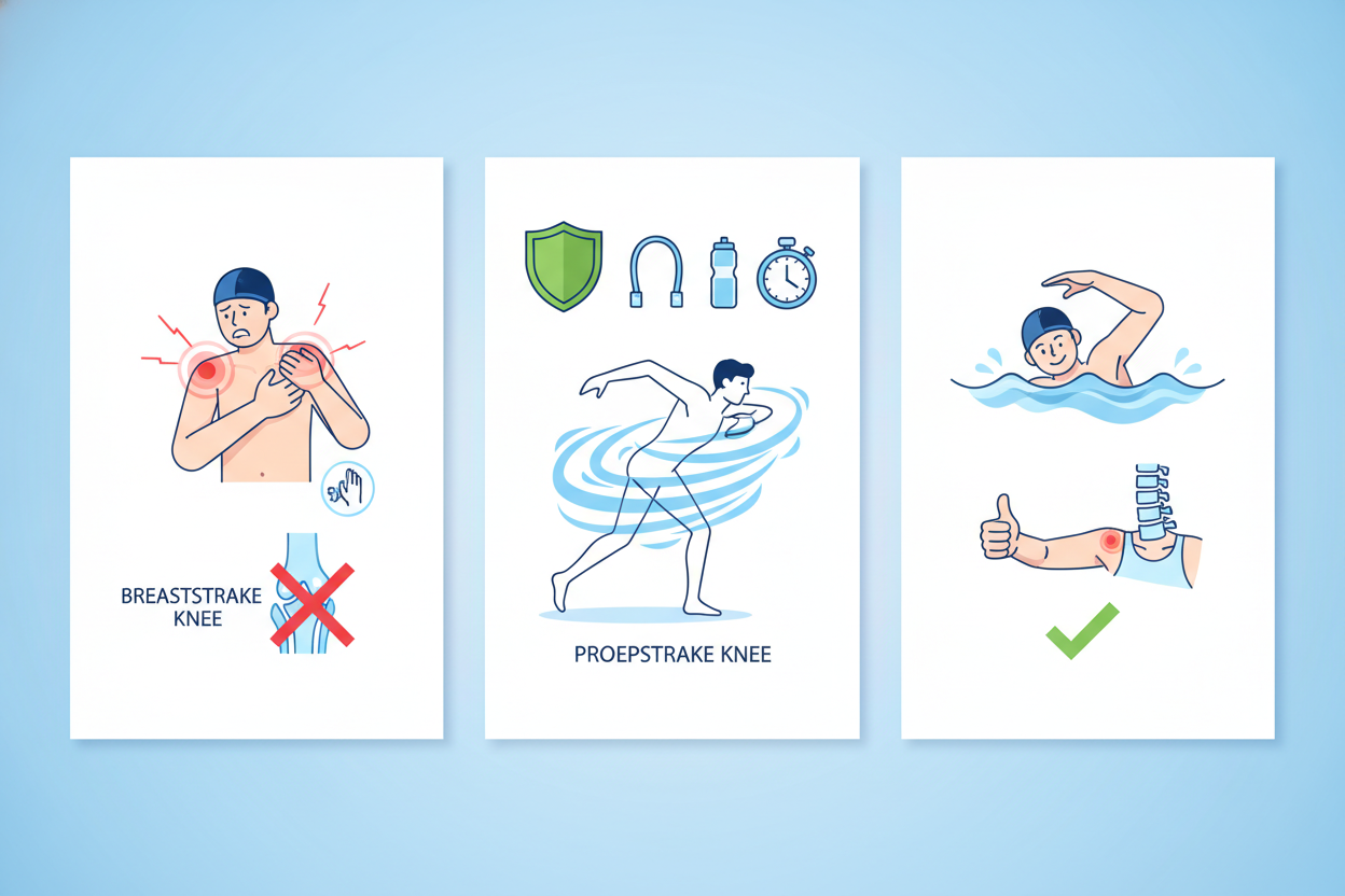 Veelvoorkomende zwemblessures en hoe ze te voorkomen