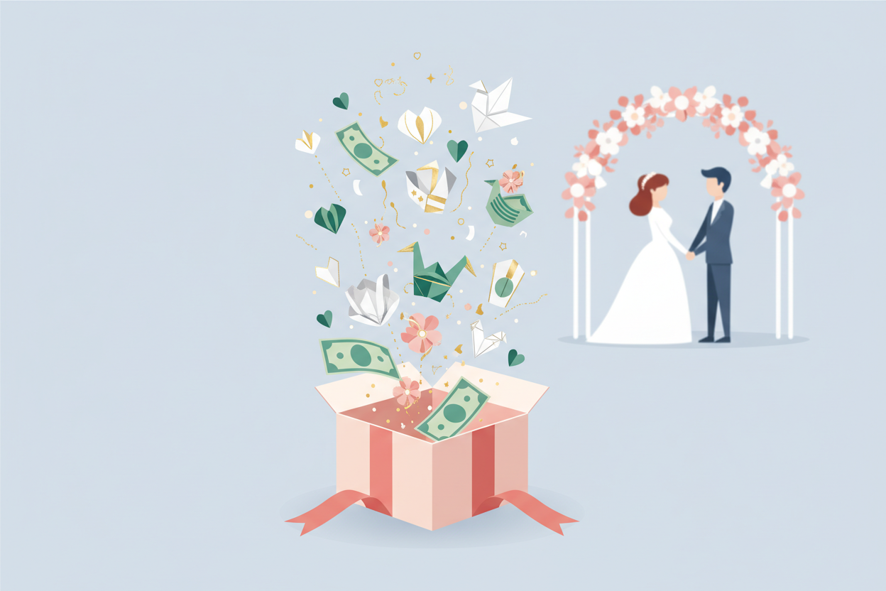 Hoe maak je van een kado voor een bruiloft met geld iets speciaals?