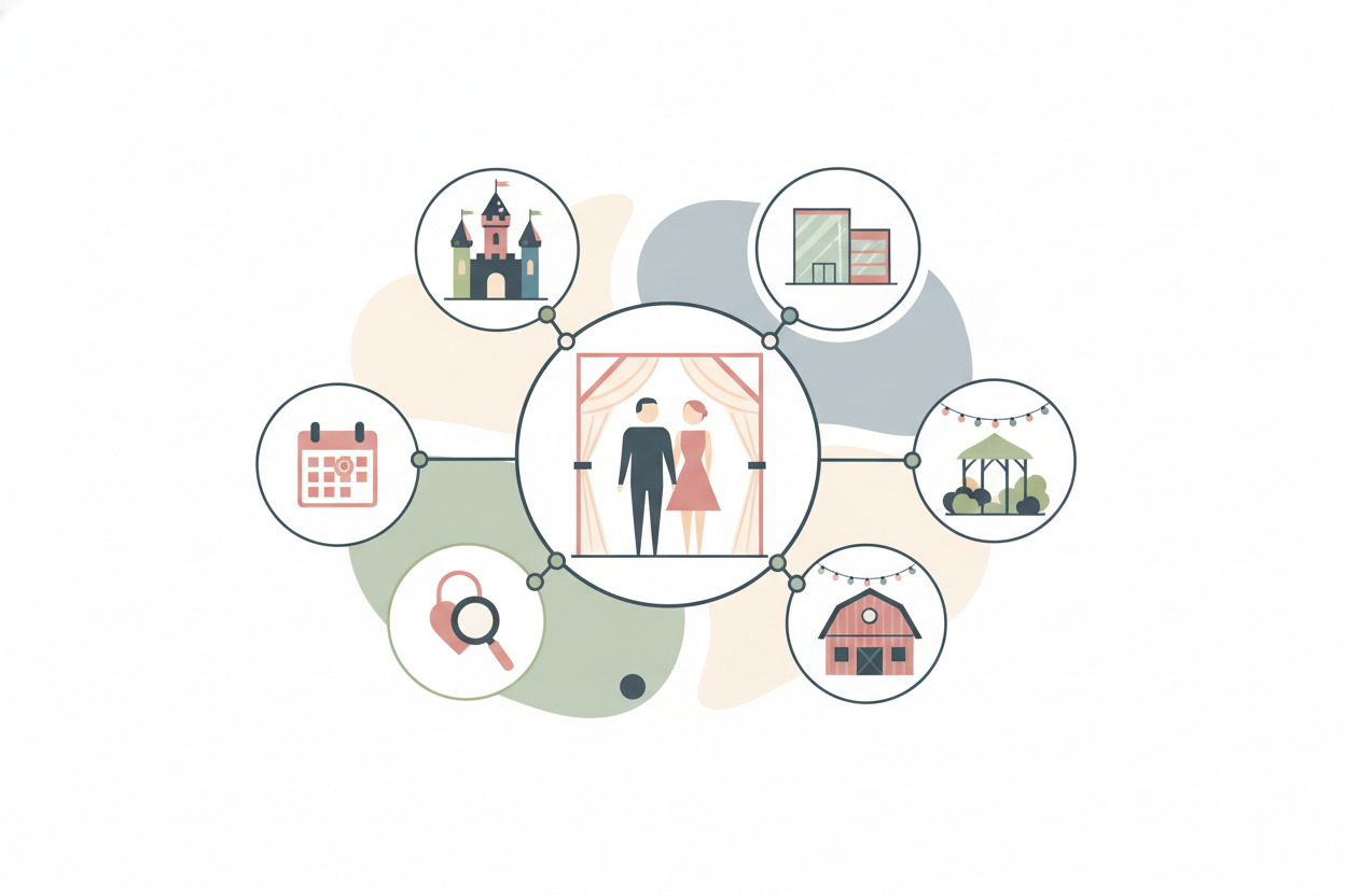 Hoe kies je de perfecte trouwlocatie voor jouw grote dag