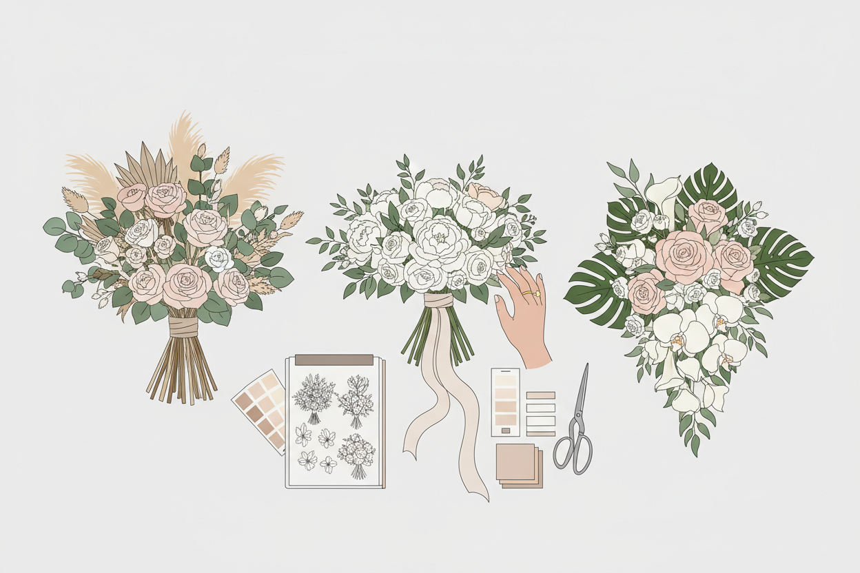 Hoe kies je het perfecte bruidsboeket voor je trouwdag