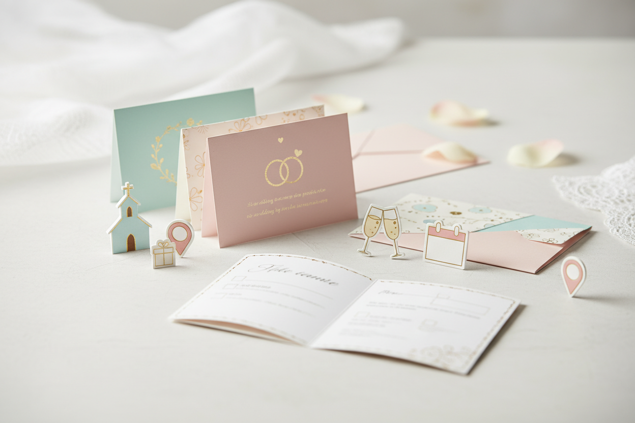 Wat moet er op je trouwkaarten staan als je gaat trouwen