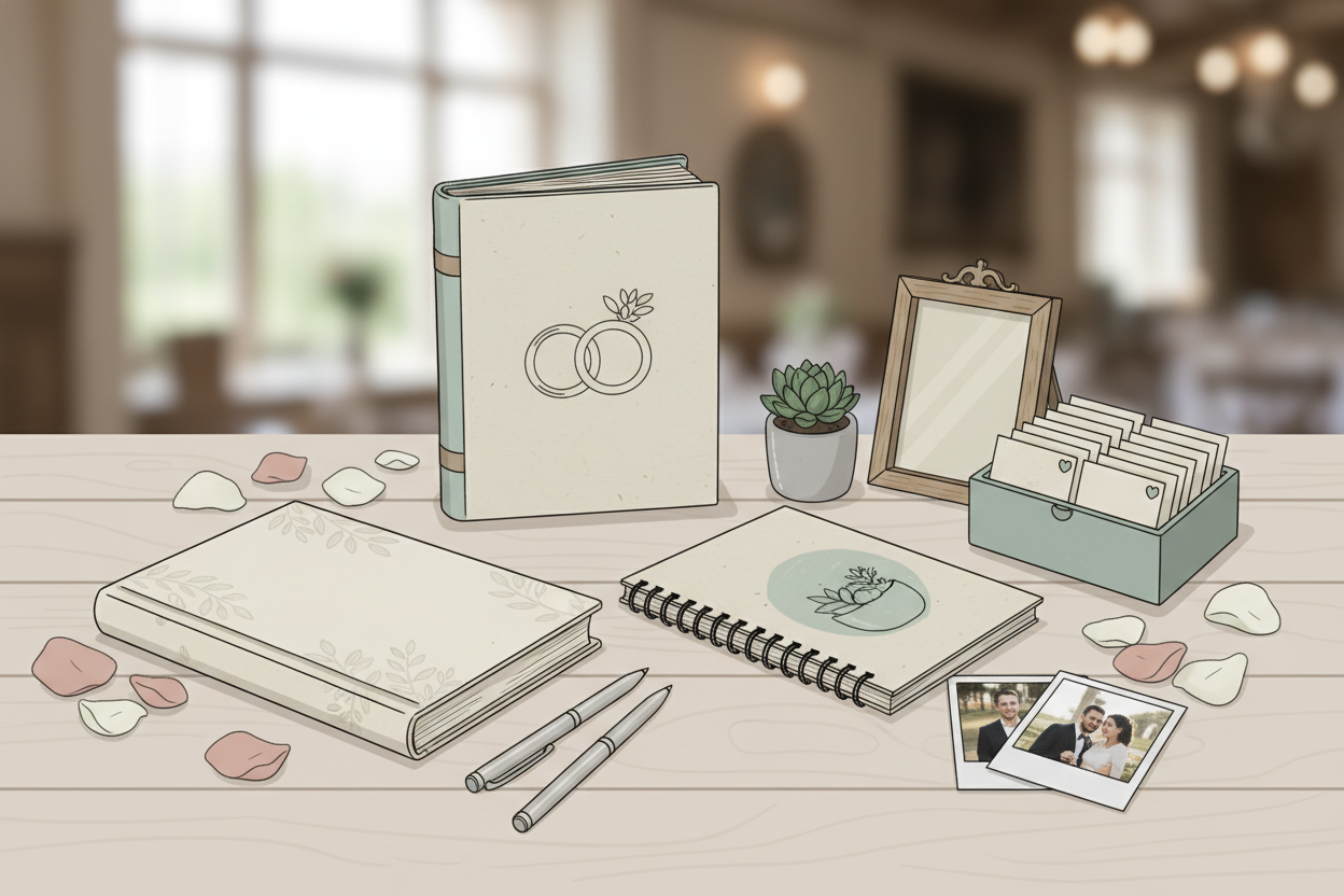 Betaalbare gastenboeken voor je trouwdag