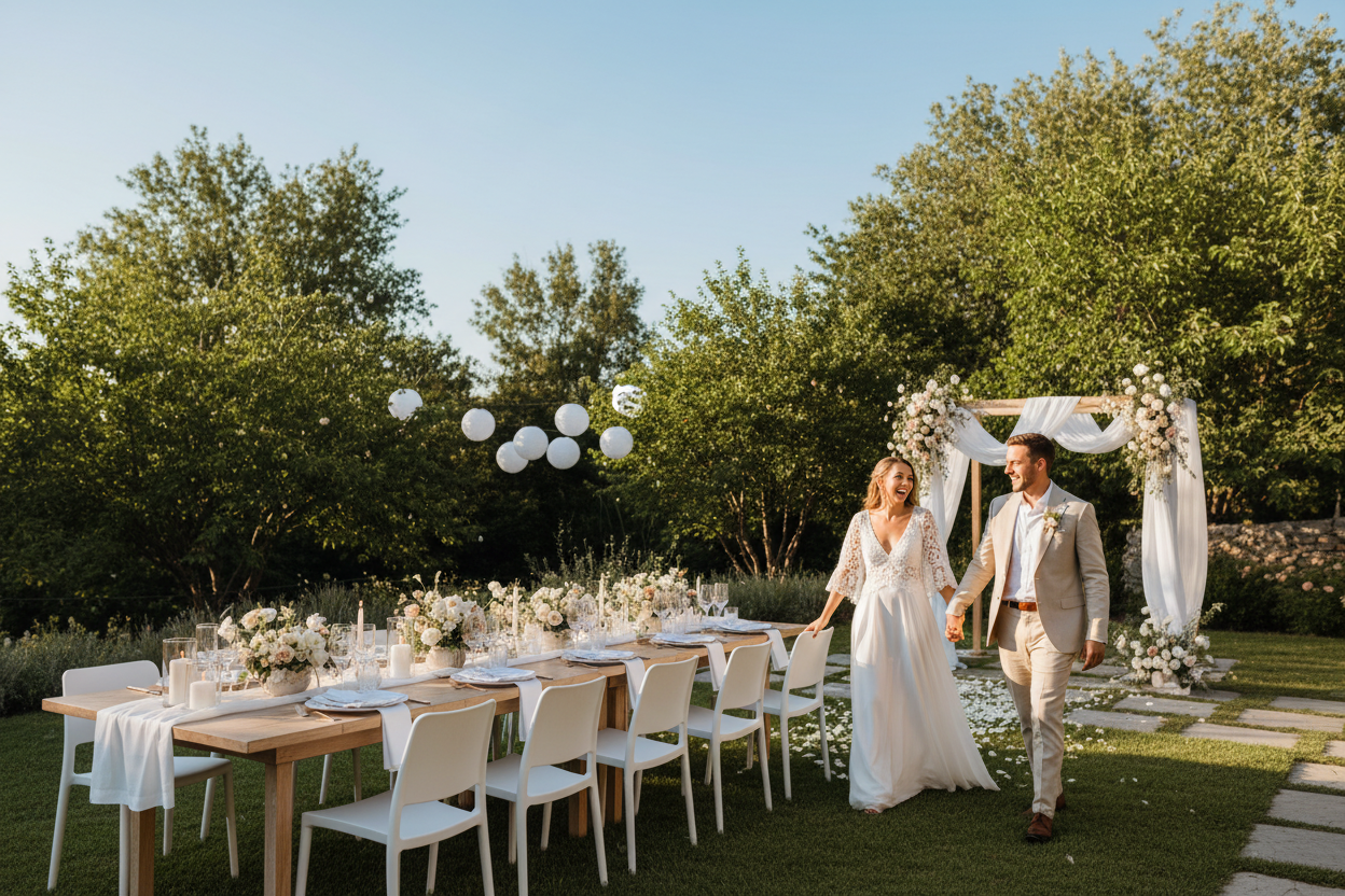 Waarom een trouwlocatie buiten ideaal is voor een zomerbruiloft