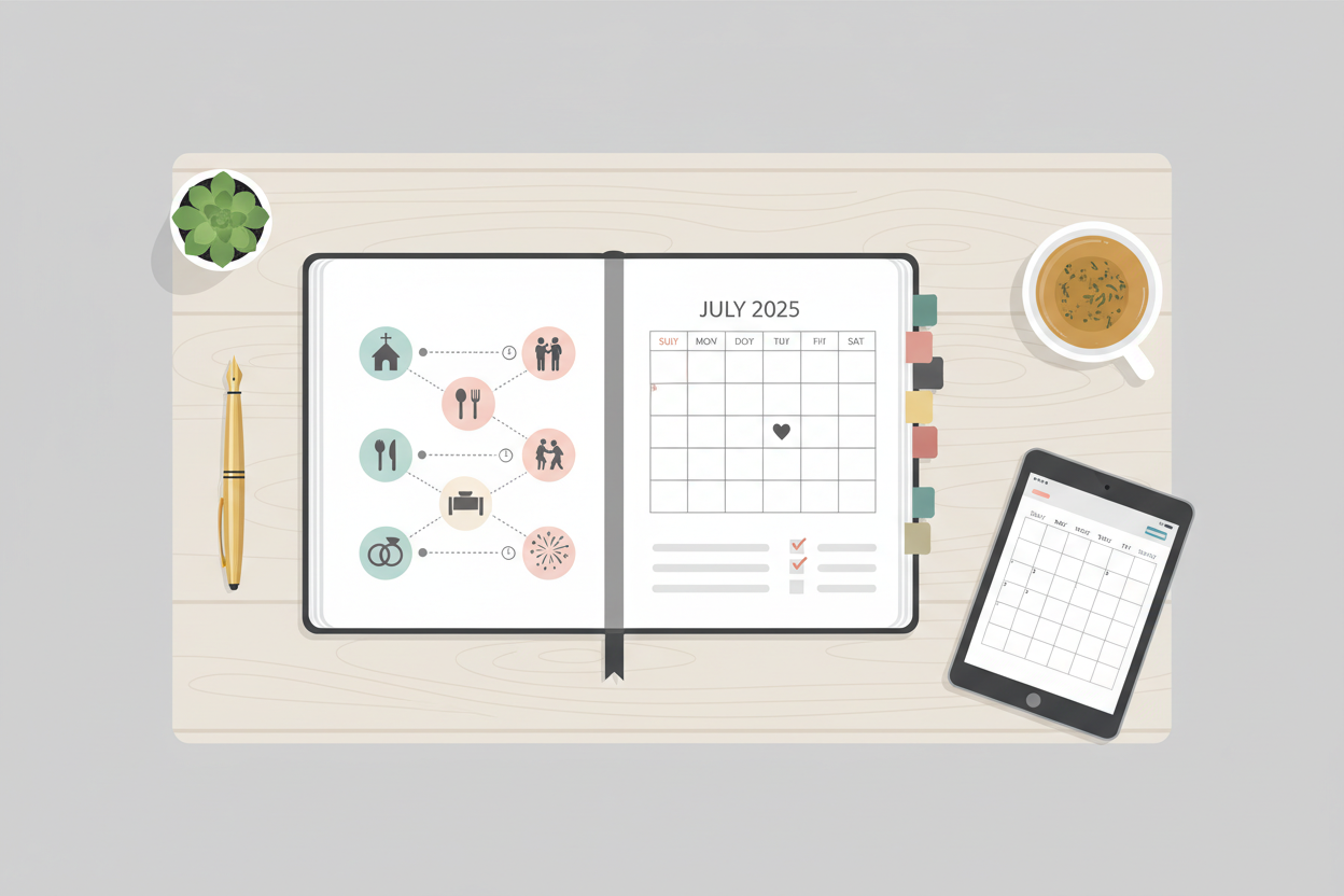 Hoe stel je een effectief bruiloft draaiboek samen?