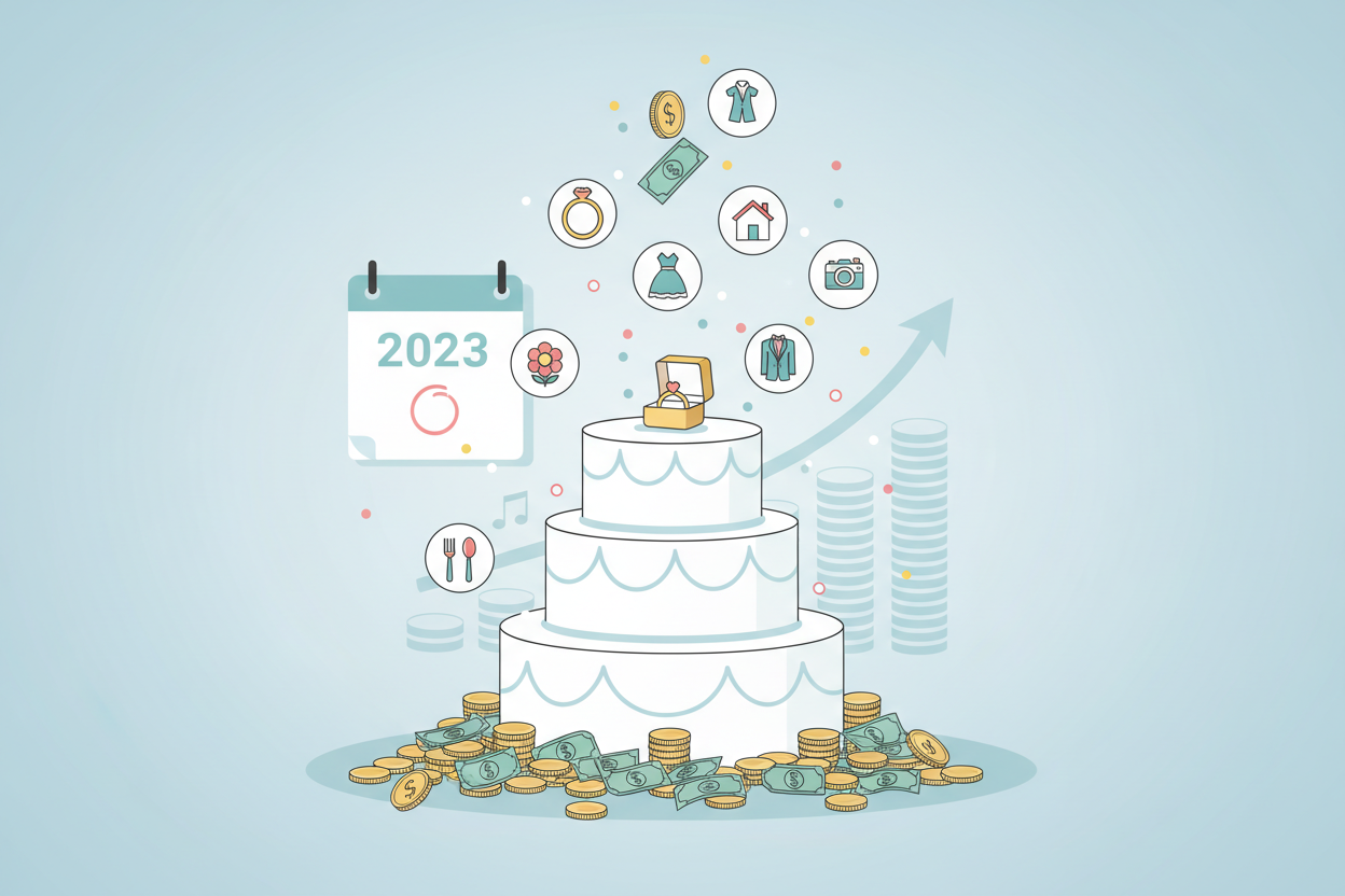 Wat zijn de totale kosten voor trouwen in 2023