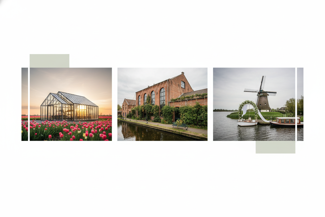 Wat zijn de meest unieke trouwlocaties in Nederland
