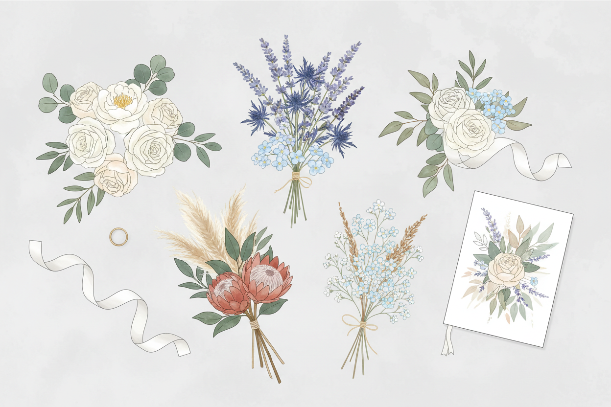 Welke bloemen passen bij je bruidsboeket als je gaat trouwen