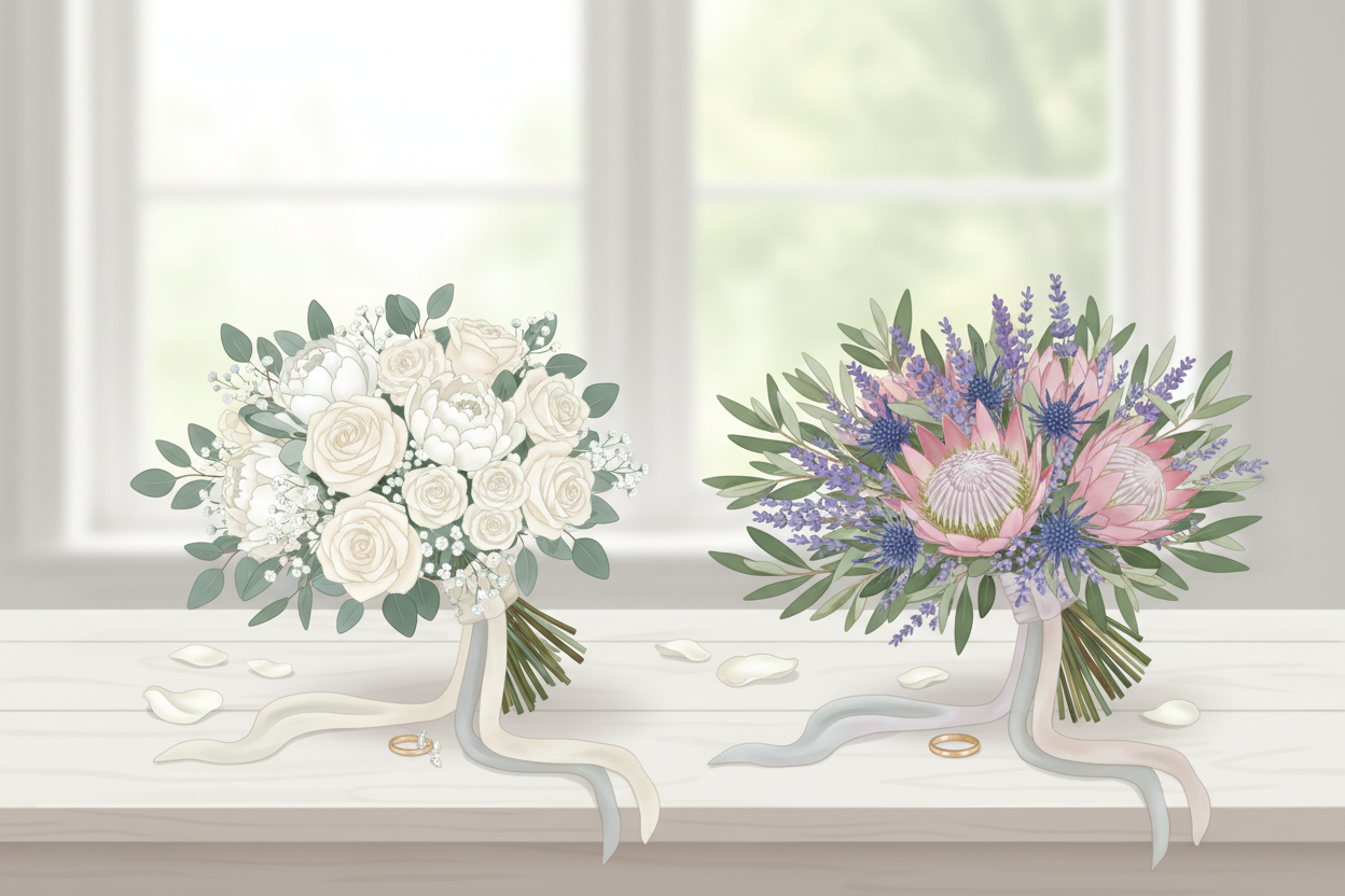 Welke bloemen passen bij je bruidsboeket als je gaat trouwen