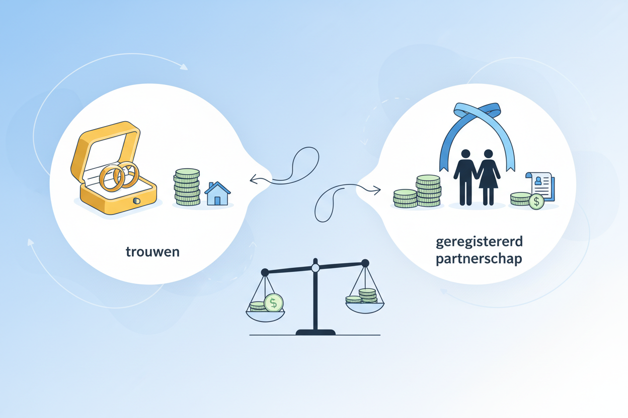 kosten geregistreerd partnerschap versus trouwen: wat is voordeliger
