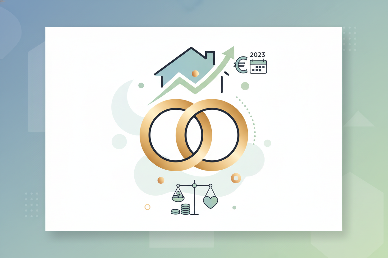 hoeveel kost een geregistreerd partnerschap in 2023