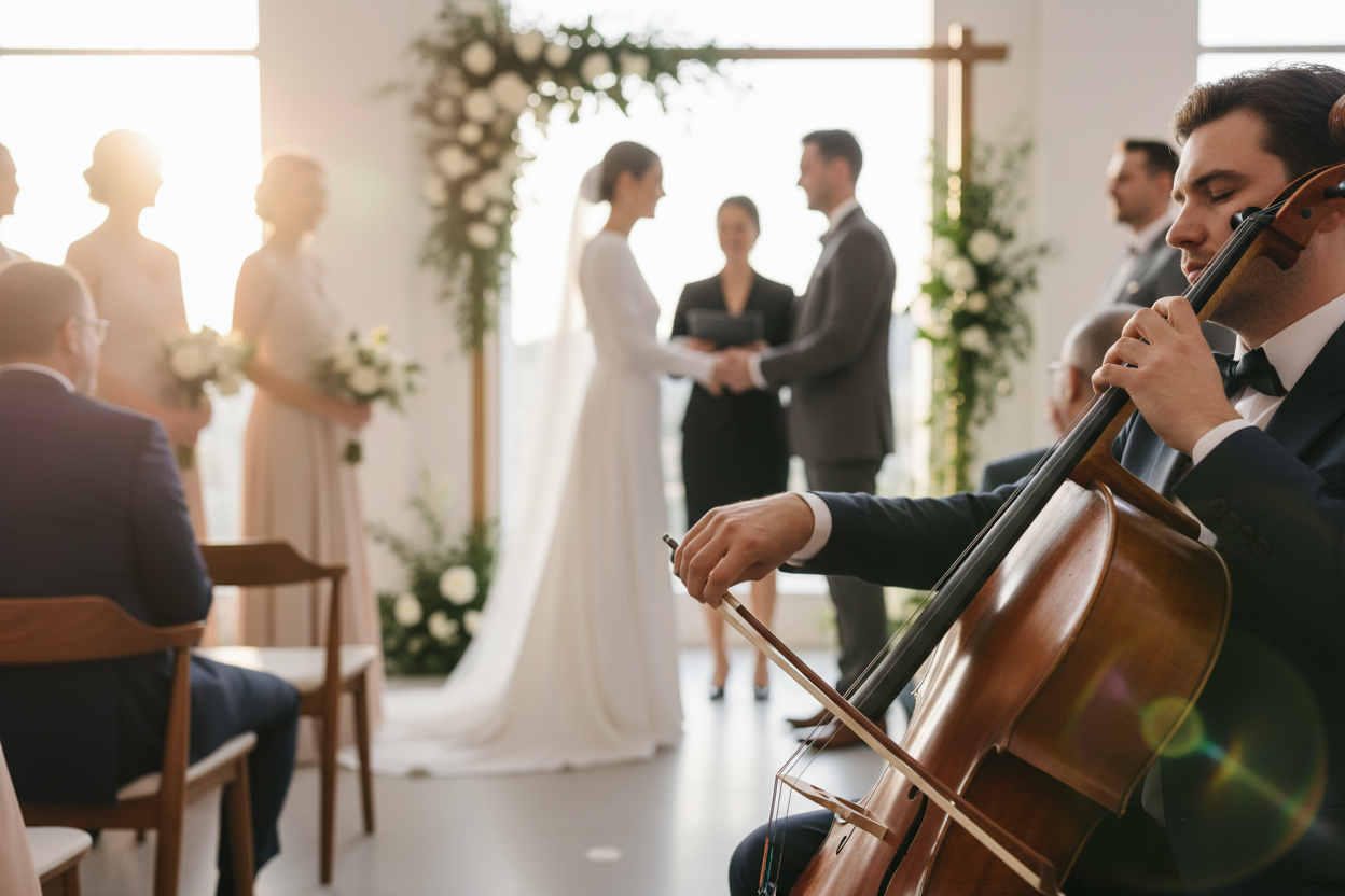Ceremonie muziek bruiloft: tips voor een onvergetelijke sfeer