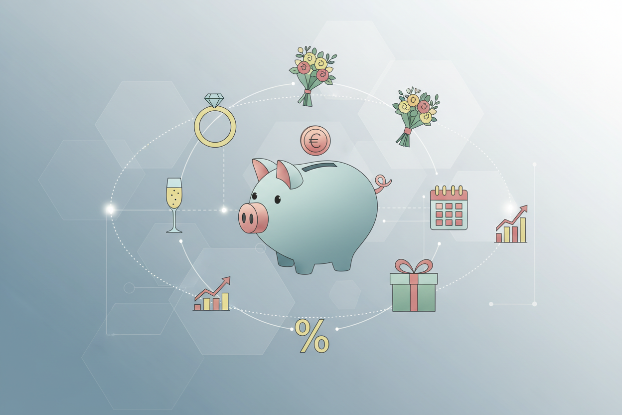 Hoe bereken je de bruiloft kosten effectief