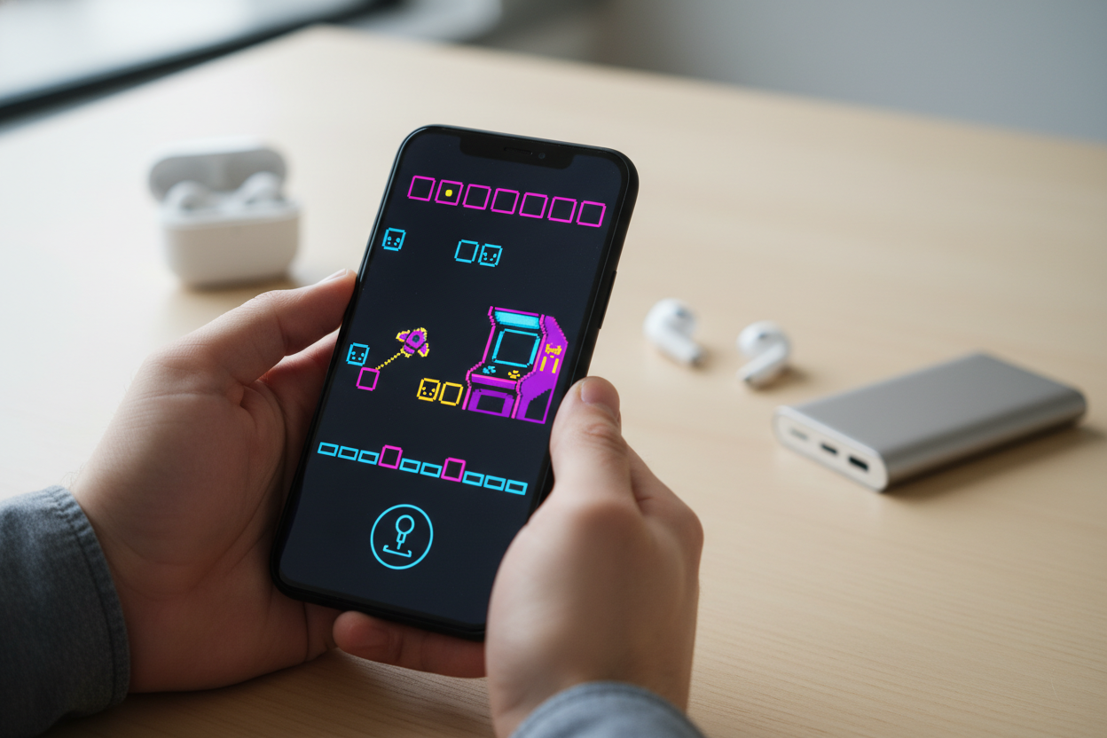 Wat maakt een mini arcade game zo leuk op je telefoon?