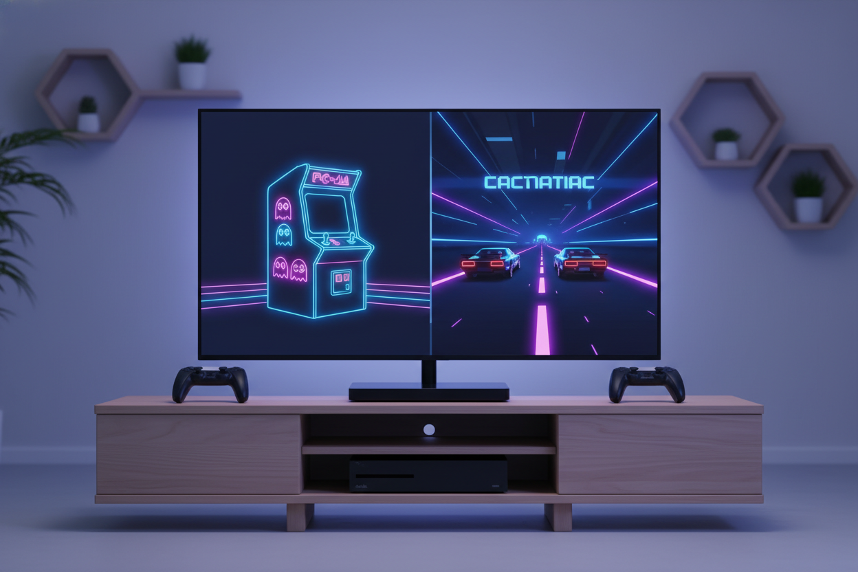 Hoe speel je arcade games op de playstation?