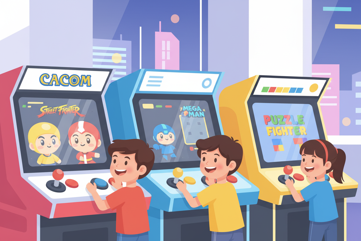 Capcom arcade: top 3 games voor kinderen om te proberen