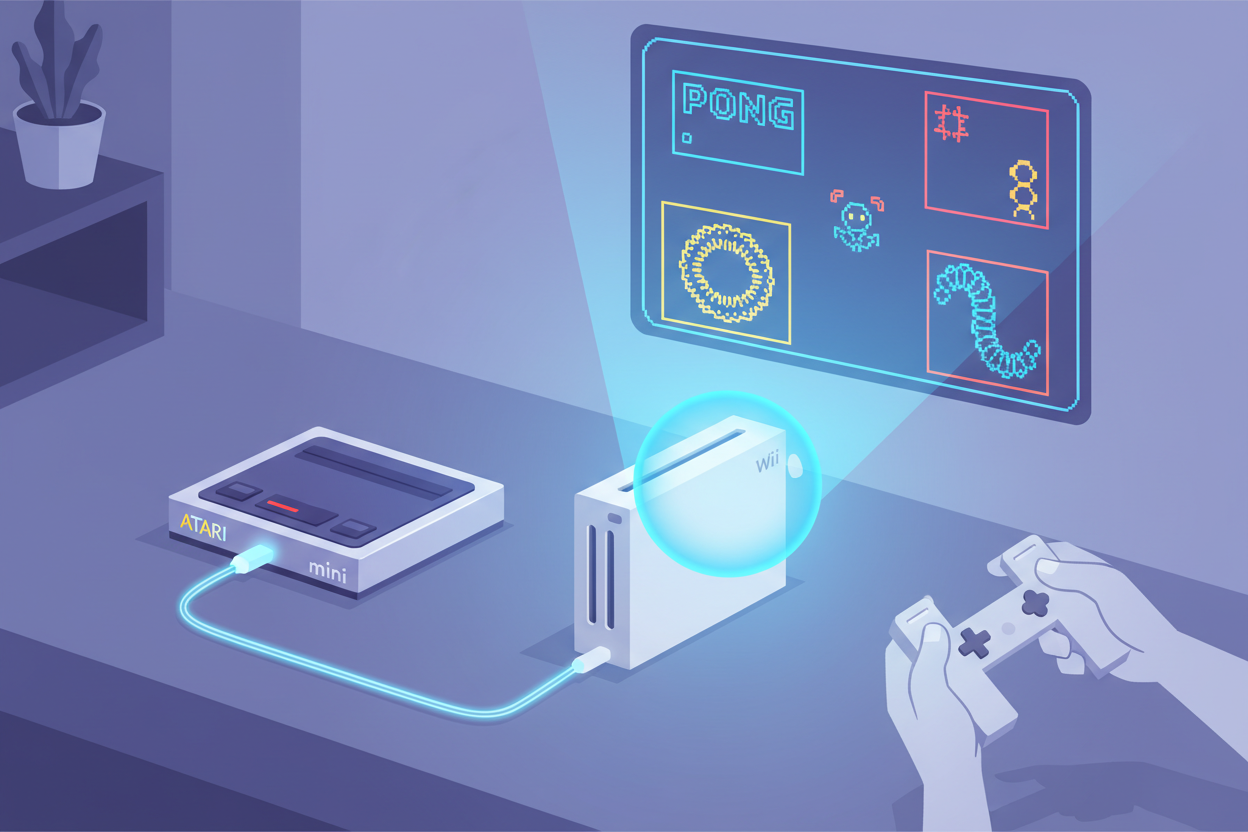 Atari mini: retro gaming op de wii