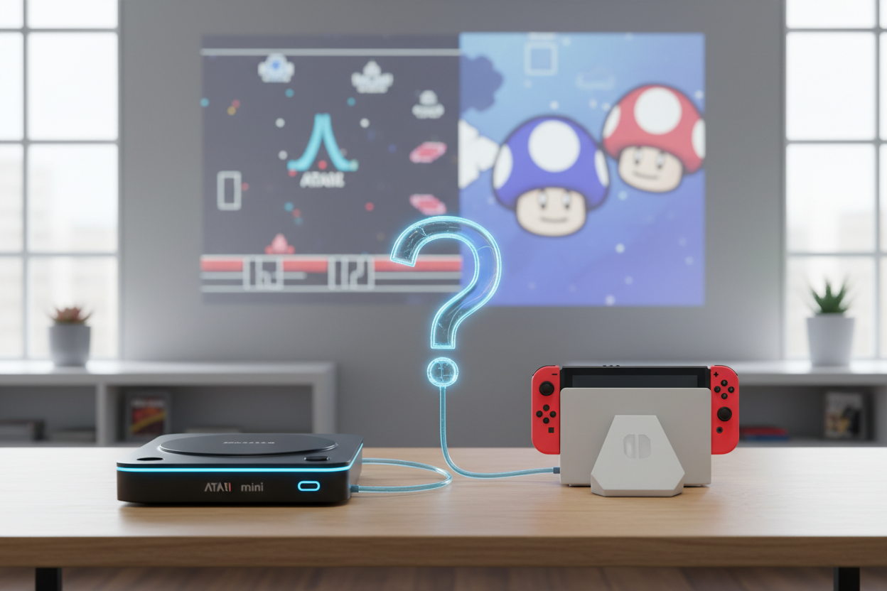 Is de atari mini geschikt voor nintendo fans?