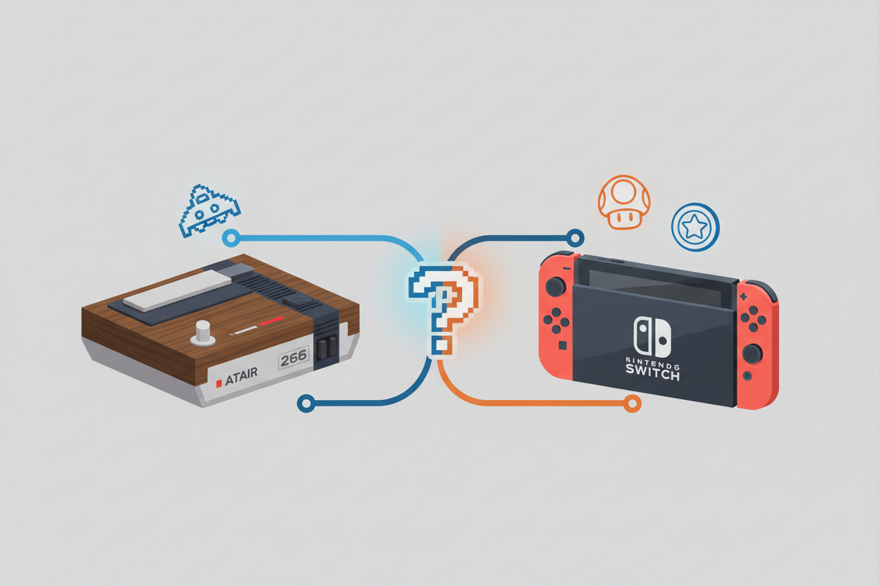 Is de atari mini geschikt voor nintendo fans?