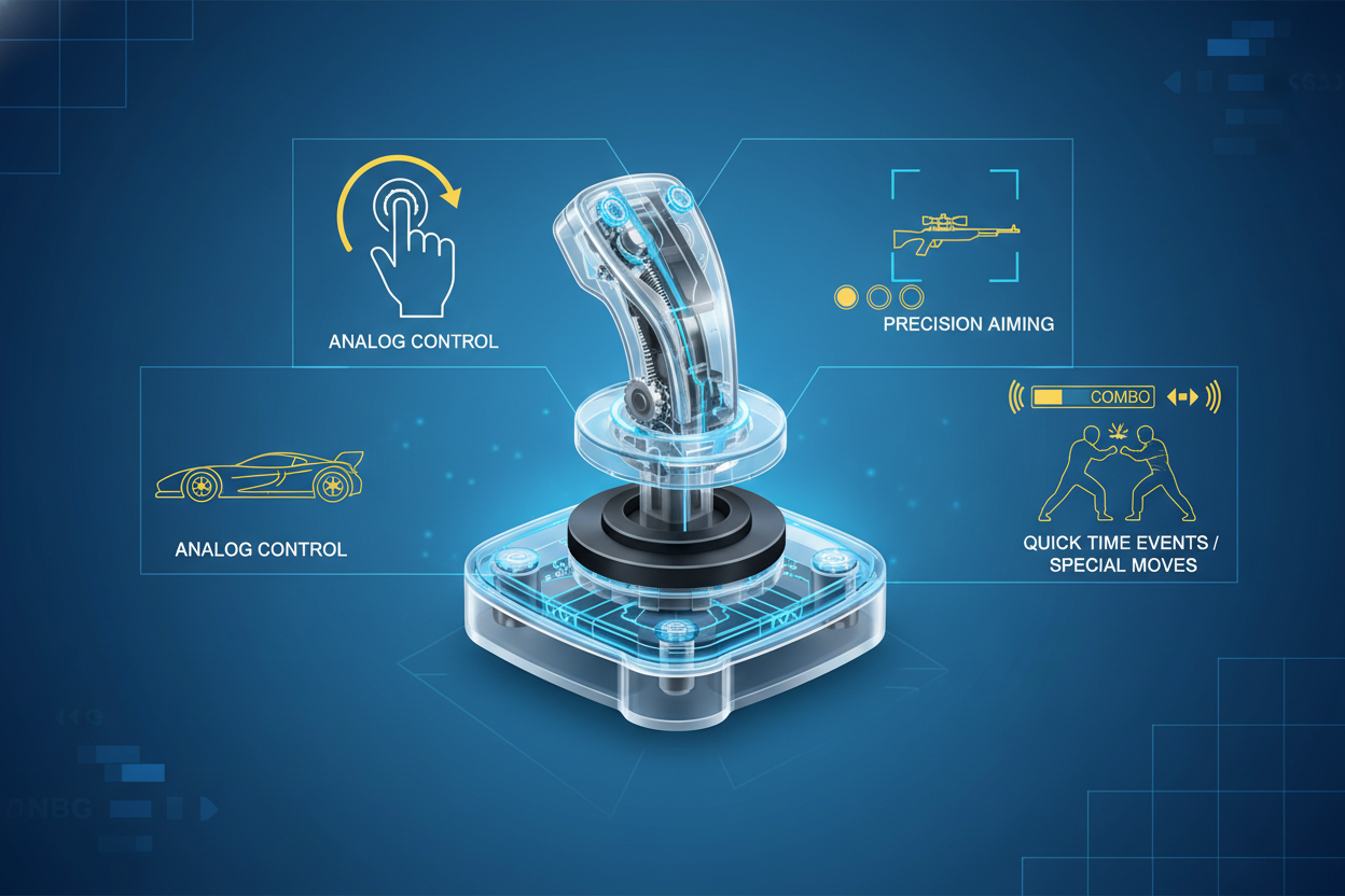 Verschillende functies van een joystick flipper uitgelegd