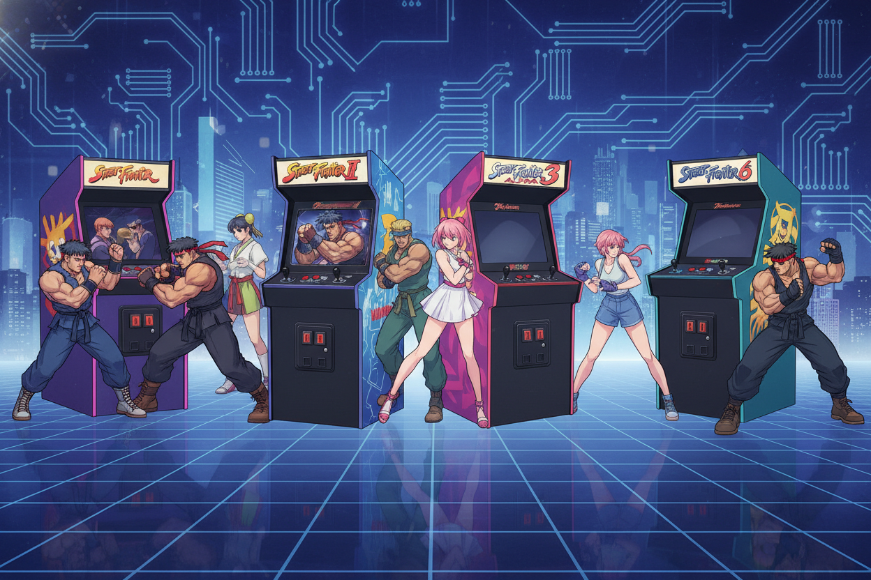 De evolutie van arcade streetfighter door de jaren heen