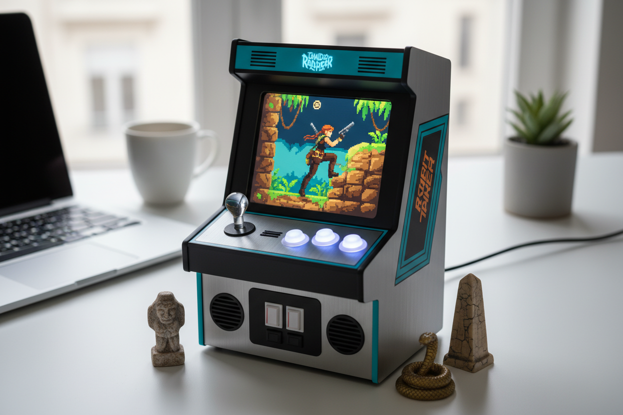 mini arcade fun: tombraider's invloeden