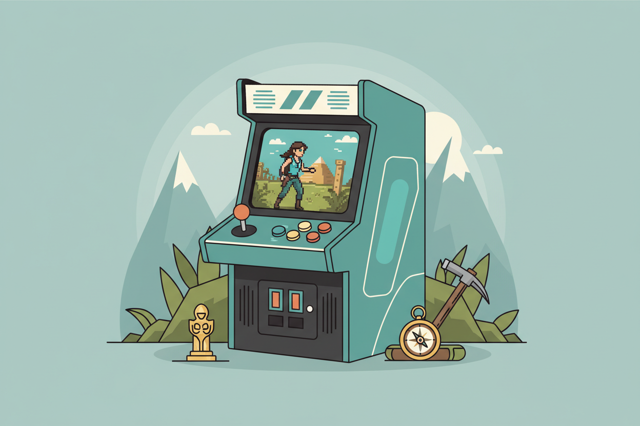 mini arcade fun: tombraider's invloeden