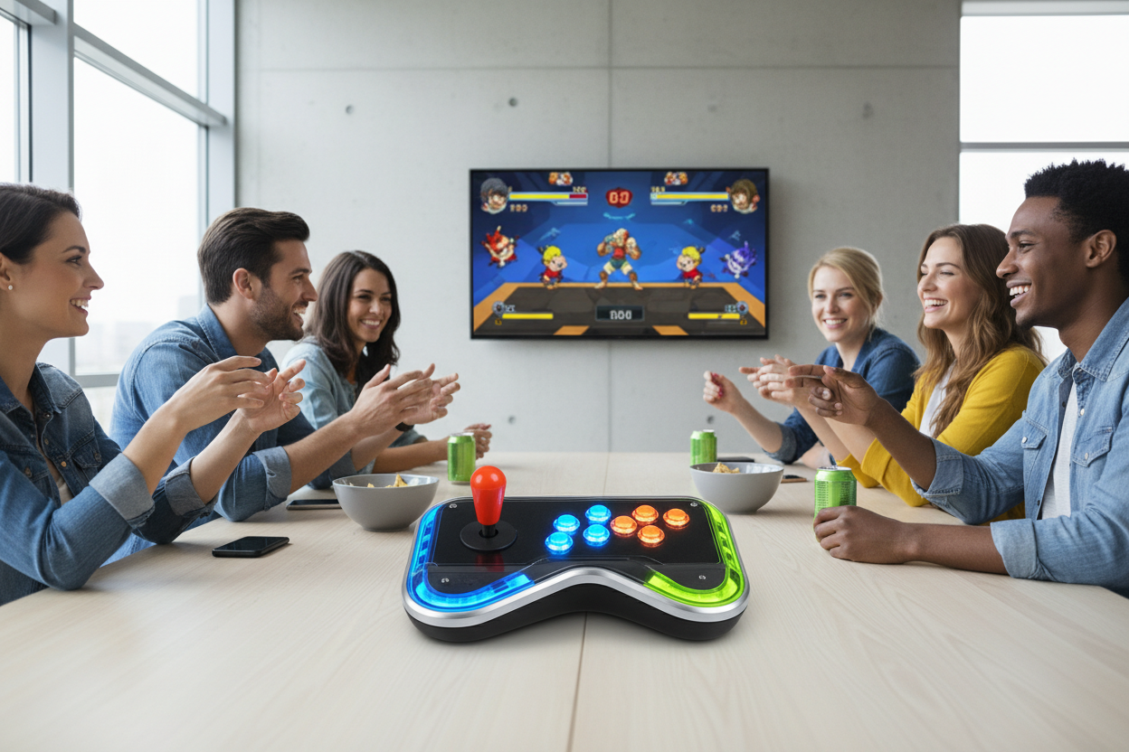 Waarom een arcade joystick essentieel is voor sociale spellen